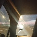 Gorela kamionska prikolica na auto-putu kod Sremske Mitrovice