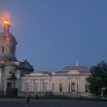 Gori katedrala Svetog Nikole Dron pogodio kupolu tornja, stravični prizori u Rusiji (video)
