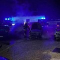 Drama u Mostaru! Požar u dvorištu srednje škole, izgorelo šest automobila (foto)