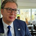 "Pica je onako, pivo je top!" Predsednik Vučić pred sastanak sa Šolcom! (foto)