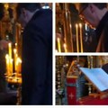 Vučić na Božićnoj liturgiji U hilandaru "Mir Božji, Hristos se rodi" (video)