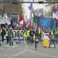 Prvomajski protest: Počelo okupljanje studenata i sindikata na beogradskoj Slaviji, u Knez Mihailovoj ASNS