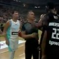 Luka Dončić i Isak Bonga se umalo potukli, košarkaša Partizana i Slovenca razdvajali saigrači