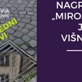 Vuk Vučković, dobitnik je ovogodišnje književne nagrade „Miroslav Josić Višnjić“