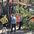 AUTOBUS U NIŠU SLETEO SA PUTA I UDARIO U DRVO: Povređeni vozač i putnici