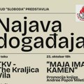 KUD Sloboda nastavlja „Pink oktobar“: Izložba TKV, promocija romana „Maja ima kamen“ i podrška ženskom stvaralaštvu KUD Sloboda…