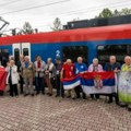 "Jubilarni brigadirski voz" dovezao akcijaše: Obeleženo 50 godina od početka gradnje pruge Beograd-Bar