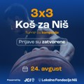 Turnir 3×3 Koš za Niš u subotu