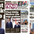 „Nova“ piše: Vlast štiti Moskvu više nego svoje građane