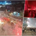 Velika crveno-bela žurka u centru Beograda! Hiljade navijača Zvezde slavi titulu - ori se pesma, pršte baklje, puca vatromet…