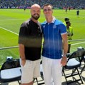 Na stadionu vlada prava euforija: Boban Rajović u Americi među navijačima Bosne i Hercegovine (foto)