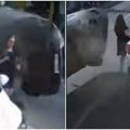 Neverovatna sreća u nesreći: Prolaznica nije ni slutila da je centimetri dele od smrti (VIDEO)