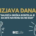 Izjava dana: „Najveća greška roditelja je da dete naviknu da ne radi“