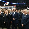 Završen veliki skup SNS u Areni: Vučić se obratio simpatizerima (foto/video)