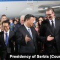 Кинески председник Си из Париза стигао у Београд