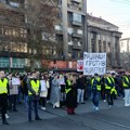 Studenti u Beogradu blokirali raskrsnicu kod Vukovog spomenika, u Novom Sadu protest ispred suda