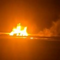 Jezive scene na auto-putu Miloš Veliki: Požar "progutao" automobil, procurio i dramatičan snimak (Video)