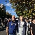 Mića Berić sa sinom u Novom Sadu FOTO