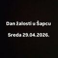 Dan žalosti u Šapcu, zastave na pola koplja, otkazuju se manifestacije i događaji