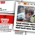 Ubijena danka Ilić (2) glavna vest u regionu: Svet potresen smrću devojčice, evo kako izveštavaju strani mediji: "cela…