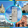 Razglednica Rige: Secesija, zaliv i pijaca