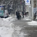Studenti u akciji čišćenja snega