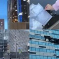 Напад на срце Русије: Погледајте снимак удара дронова камиказа у пословне куле у Москви! Пролазници плачу и вриште од страха…