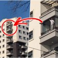 "Rizikuje život za dnevnicu ​​​​​​​od 3.500 dinara" Beograđani u šoku zbog muškarca koji pere prozore na…