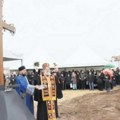 Освештан темељ за цркву у Батајници