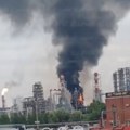 (Video) Gori jedna od najvećih petrohemijskih kompanija u Rusiji, Ukrajinci udarili dronovima čak 1.200 km od granice