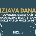 Izjava dana: „Dovoljno je da mi kažete kakvu muziku slušate i znaću dokle vaš um može da ide“