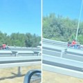 Uznemirujuća scena na autoputu kod Novog Sada: Svi beže u stranu, policija na nogama zbog ovog snimka!