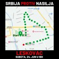 Pogledajte trasu šetnje na sutrašnjem „Protestu protiv nasilja“ u Leskovcu