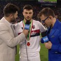 VIDEO „Ovaj trofej je za Sinišu Mihajlovića“: U trenutku najvećeg slavlja održao dirljiv govor, Del Pjero gledao u pod