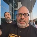 (VIDEO) Beogradski sindikat napadnut u Futogu: Gađali nas farbom, građani i policija reagovali