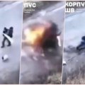 (Vrlo uznemirujuće) ruske snage raznele čoveka sa belom zastavom: Stariji muškarac je hodao putem kada ga je pogodila granata…
