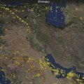Flight Radar otkriva haos u vazduhu: Iran zatvorio nebo nakon napada, avioni beže iz regiona! (foto)