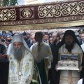 Hram Svetog Save: Svenoćno bdenije i Liturgija pred pojasom Presvete Bogorodice
