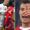 Granit Džaka pretio Srbima nasred meča: Prljav potez zakuvao sve, zamalo tuča na terenu! (Video)