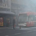 Zapalio se trolejbus u centru grada: Putnici izjurili iz vozila