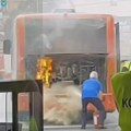 Ponovo se zapalio autobus u Nišu. Povređenih nema.