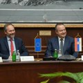 Ministar Dačić primio u oproštajnu posetu ambasadora EU u Srbiji Žiofrea