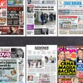 Naslovne strane današnjih novina: Prelistavanje štampe za sredu, 23. jul 2025. godine