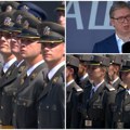 U kasarni "General Jovan Mišković" Počela svečanost povodom promocije najmlađih oficira prisustvuje predsednik Vučić