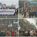 (BLOG) "Marš za pravosuđe" stigao do TOK-a, zaposleni u tužilaštvu ih dočekali aplauzom