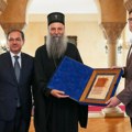 Porfirije sa predstavnicima Srpsko-američkog kongresa o zaštiti srpske baštine na Kosovu i Metohiji