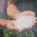 Snažno nevreme pogodilo Istru: U Rovinju padao grad veličine oraha