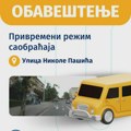 Izmena trasa javnog prevoza zbog radova u ulici Nikole Pašića za vikend