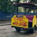Građanin Herceg Novog uhapšen zbog ispisvanja grafita "Srbe na vrbe" na voziću u Kumboru