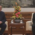 Vučić se u Pekingu sastao sa članom Stalnog komiteta Politbiroa CK KP Kine Vang Huningom
